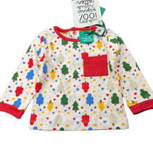 Load image into Gallery viewer, unisex LITTLE GREEN RADICALS, organic cotton Magic Forest long sleeve top, NEW, size 000,  