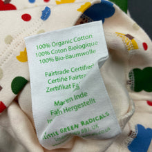 Load image into Gallery viewer, unisex LITTLE GREEN RADICALS, organic cotton Magic Forest long sleeve top, NEW, size 000,  