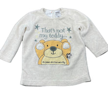 Load image into Gallery viewer, unisex That's not my, Teddy, velour long sleeve top, GUC, size 0,  
