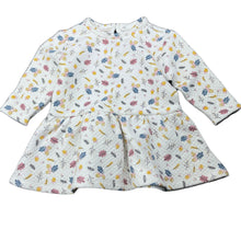 Load image into Gallery viewer, Girls Anko, lightly quilted long sleeve dress, EUC, size 00, L: 35cm