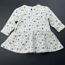 Load image into Gallery viewer, Girls Anko, lightly quilted long sleeve dress, EUC, size 00, L: 35cm