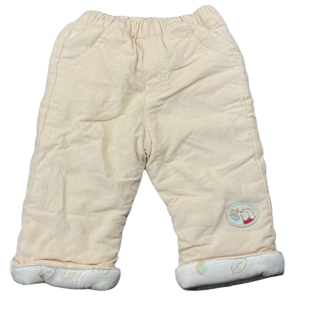 unisex Disney, Winnie the Pooh wadded cotton pants, elasticated, EUC, size 00,  