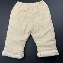 Load image into Gallery viewer, unisex Disney, Winnie the Pooh wadded cotton pants, elasticated, EUC, size 00,  