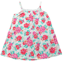 Load image into Gallery viewer, Girls H&amp;T, lightiweght floral cotton summer top, L: 44cm, GUC, size 5,  