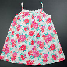 Load image into Gallery viewer, Girls H&amp;T, lightiweght floral cotton summer top, L: 44cm, GUC, size 5,  