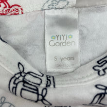 Load image into Gallery viewer, Boys YiYi Garden, cotton long sleeve t-shirt / top, FUC, size 5,  