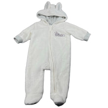Load image into Gallery viewer, unisex Disney, Bambi Thumper fleece zip coverall / romper, EUC, size 000,  