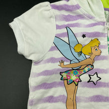 Load image into Gallery viewer, Girls Disney, Fairies Tinkerbell zip up hooded top, FUC, size 4,  