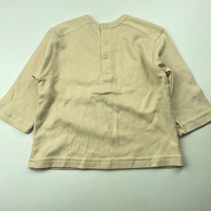 Girls Dymples, embroidered soft cotton long sleeve top, EUC, size 0,  