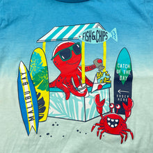Load image into Gallery viewer, Boys C&amp;A, cotton t-shirt / top, no size, armpit to armpit: 30.5cm, GUC, size 3-4,  
