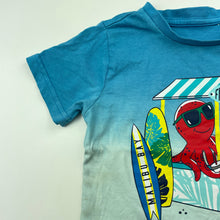 Load image into Gallery viewer, Boys C&amp;A, cotton t-shirt / top, no size, armpit to armpit: 30.5cm, GUC, size 3-4,  