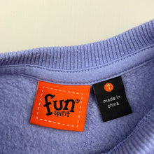Load image into Gallery viewer, Girls Fun Spirit, fleece lined sweater / jumper, GUC, size 7,  