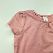 Load image into Gallery viewer, Girls Dymples, pink stretchy t-shirt / top, GUC, size 0,  