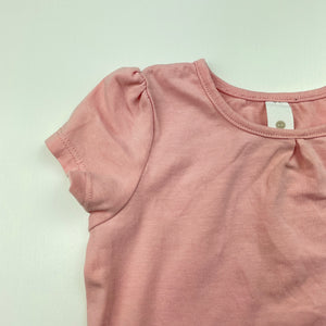 Girls Dymples, pink stretchy t-shirt / top, GUC, size 0,  