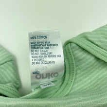 Load image into Gallery viewer, unisex Anko, green cotton bodysuit / romper, EUC, size 0000,  