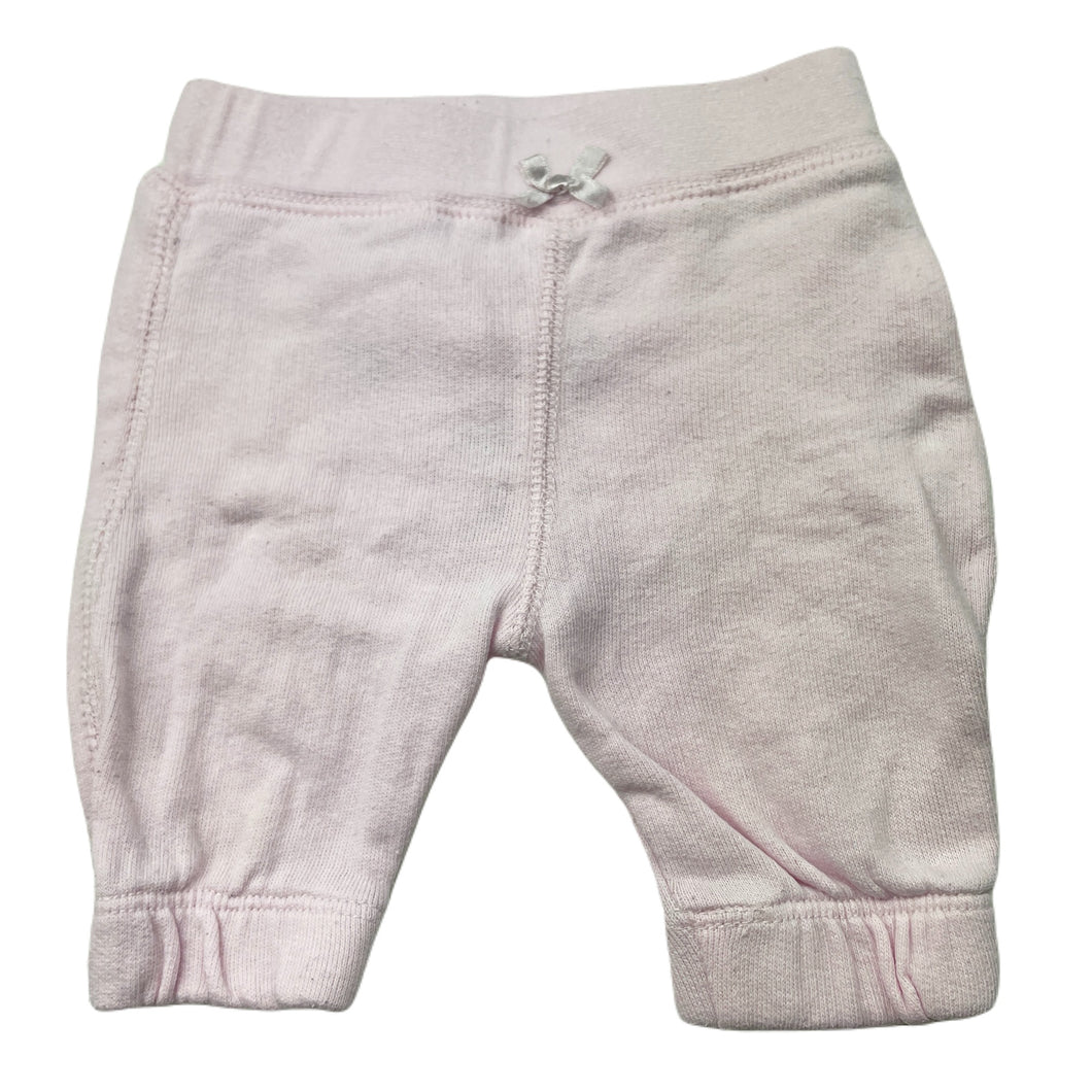 Girls Peter Alexander, pink cotton pants / bottoms, elasticated, FUC, size 0000,  
