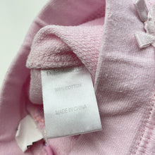 Load image into Gallery viewer, Girls Peter Alexander, pink cotton pants / bottoms, elasticated, FUC, size 0000,  