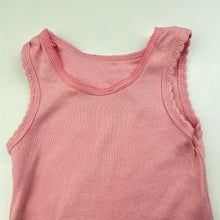 Load image into Gallery viewer, Girls Big Softies, pink cotton singlet top, EUC, size 0,  