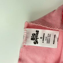 Load image into Gallery viewer, Girls Big Softies, pink cotton singlet top, EUC, size 0,  