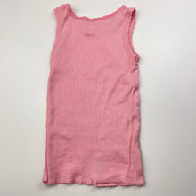 Load image into Gallery viewer, Girls Big Softies, pink cotton singlet top, EUC, size 0,  
