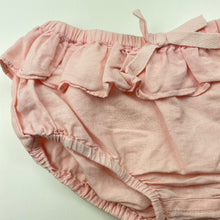 Load image into Gallery viewer, Girls Country Road, pink linen/cotton bloomers / nappy cover, FUC, size 1,  