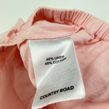 Load image into Gallery viewer, Girls Country Road, pink linen/cotton bloomers / nappy cover, FUC, size 1,  