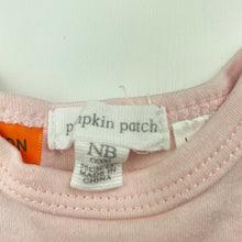 Load image into Gallery viewer, Girls Pumpkin Patch, embroidered soft cotton romper, GUC, size 0000,  