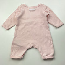 Load image into Gallery viewer, Girls Pumpkin Patch, embroidered soft cotton romper, GUC, size 0000,  