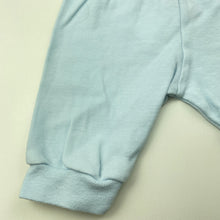 Load image into Gallery viewer, unisex M&amp;S, blue cotton leggings / bottoms, GUC, size 0000,  