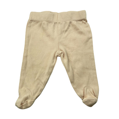 Girls Anko, pink cotton footed leggings / bottoms, GUC, size 0000,  