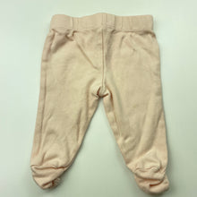 Load image into Gallery viewer, Girls Anko, pink cotton footed leggings / bottoms, GUC, size 0000,  