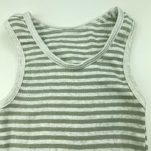 Load image into Gallery viewer, unisex Anko, striped cotton singlet top, EUC, size 1,  