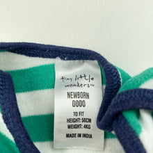 Load image into Gallery viewer, Boys Tiny Little Wonders, cotton bodysuit / romper, FUC, size 0000,  