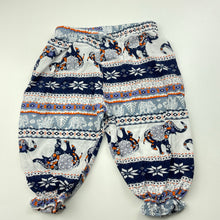 Load image into Gallery viewer, Girls lightweight, casual pants, elasticated, Inside leg: 18.5cm, GUC, size 00-0,  