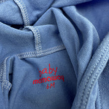 Load image into Gallery viewer, Boys Mamaway, blue hooded romper, GUC, size 6 months,  