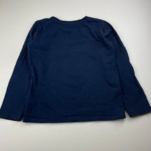 Load image into Gallery viewer, Girls Anko, navy cotton long sleeve top, sequins, EUC, size 7,  