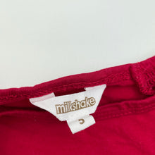 Load image into Gallery viewer, Girls Milkshake, red cotton long sleeve top, fairy, FUC, size 5,  