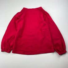 Load image into Gallery viewer, Girls Milkshake, red cotton long sleeve top, fairy, FUC, size 5,  
