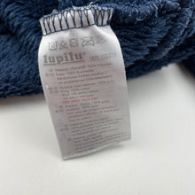 Load image into Gallery viewer, Boys Lupilu, navy fleece zip hoodie sweater, GUC, size 0-1,  