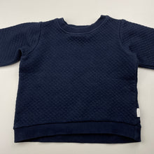 Load image into Gallery viewer, Boys Sprout, navy lightweight sweater / jumper, wash fade, FUC, size 1,  