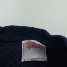 Load image into Gallery viewer, Boys Sprout, navy lightweight sweater / jumper, wash fade, FUC, size 1,  