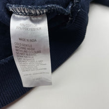 Load image into Gallery viewer, Boys Sprout, navy lightweight sweater / jumper, wash fade, FUC, size 1,  