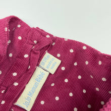 Load image into Gallery viewer, Girls JoJo Maman Bebe, embroidered corduroy cotton dress, GUC, size 2, L: 48cm
