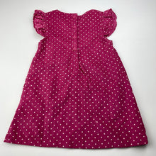 Load image into Gallery viewer, Girls JoJo Maman Bebe, embroidered corduroy cotton dress, GUC, size 2, L: 48cm