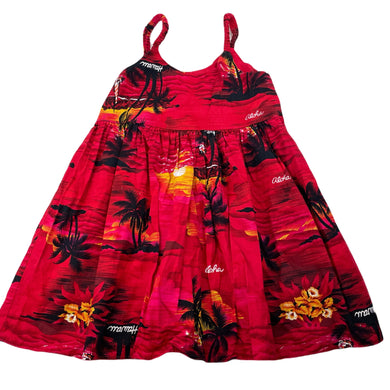 Girls Royal Hawaiian Creations, lightweight cotton authentic Hawaiian dress, armpit to armpit: 29cm, EUC, size 3-4, L: 51cm