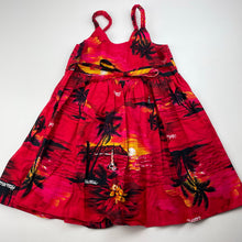 Load image into Gallery viewer, Girls Royal Hawaiian Creations, lightweight cotton authentic Hawaiian dress, armpit to armpit: 29cm, EUC, size 3-4, L: 51cm