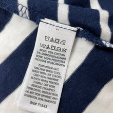 Load image into Gallery viewer, Girls Tommy Bahama, navy stripe nautical summer dress, GUC, size 4, L: 54cm