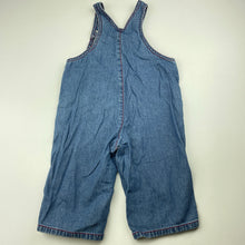 Load image into Gallery viewer, Boys Bouncing B, embroidered cotton overalls / dungarees, GUC, size 0,  