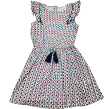 Load image into Gallery viewer, Girls Milkshake, floral cotton casual dress, GUC, size 7, L: 63cm