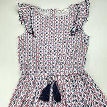 Load image into Gallery viewer, Girls Milkshake, floral cotton casual dress, GUC, size 7, L: 63cm